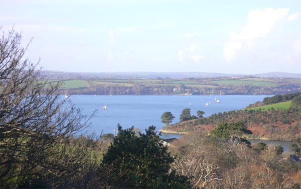 Carrick Roads view from St Just-in-Roseland
